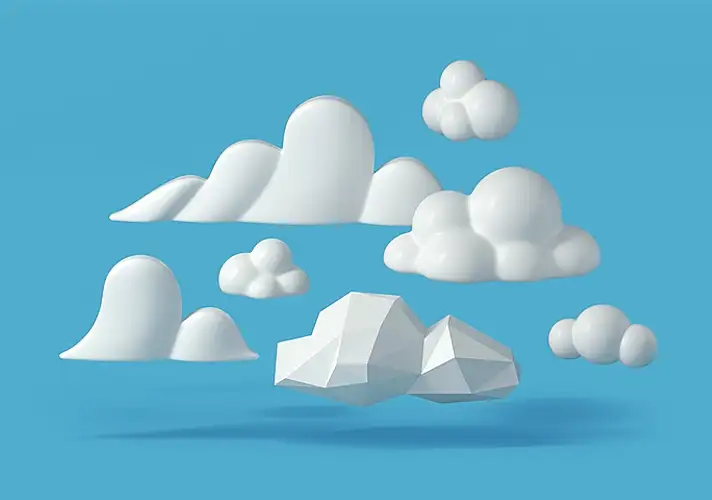 模漾网-24P-GSG-The Happy Toolbox-Clouds-云卡通模型预设包