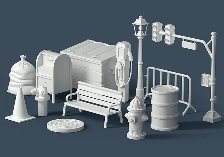 模漾网-45P-GSG-The Happy Toolbox-City-城市建设模型预设包