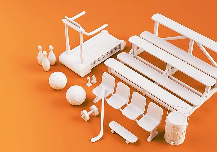 模漾网-45P-GSG-The Happy Toolbox-Sports-体育运动设施模型预设包