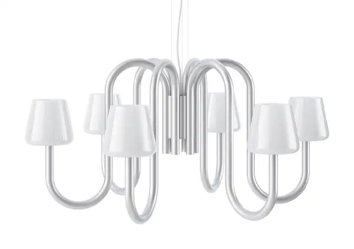 模漾网-1P-Aplomb吊灯-Apollo Chandelier 6 by Hay