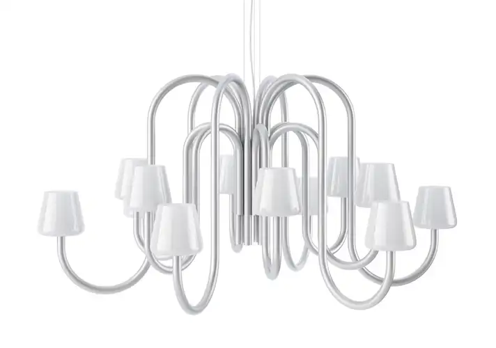 模漾网-1P-Aplomb吊灯-Apollo Chandelier 12 by Hay