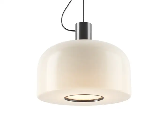 模漾网-1P-旅馆水晶吊灯-Bellhop Glass S2 Pendant Lamp by Flos