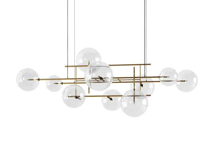 模漾网-1P-大吊灯-Bolle Orizzontale Hanging Lamp by Gallotti&Radice