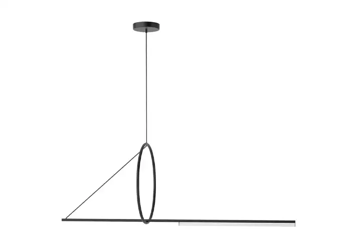 模漾网-1P-圆形和线条吊灯-Cercle Et Trait Pendant Light by CVL Luminaires