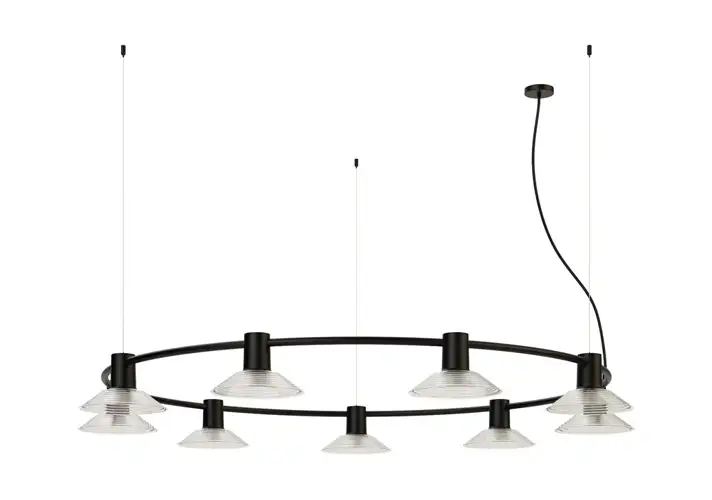 模漾网-1P-轨道圆形大玻璃灯-Compose Rail Circle Light Large Glass Shade by Zero