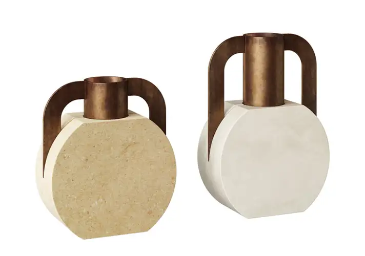 模漾网-1P-天然石花瓶-Ampolle Natural Stone Garden Vase by Pimar