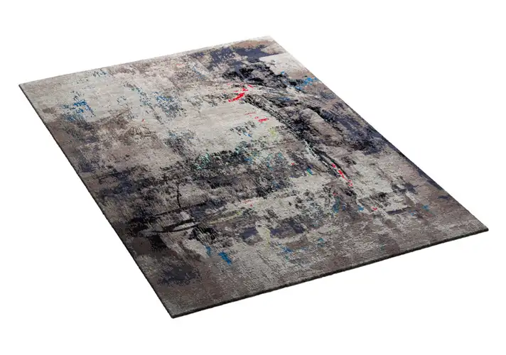 模漾网-1P-黑色地毯-Abstracts 1 Black Rug by Thibault Van Renne