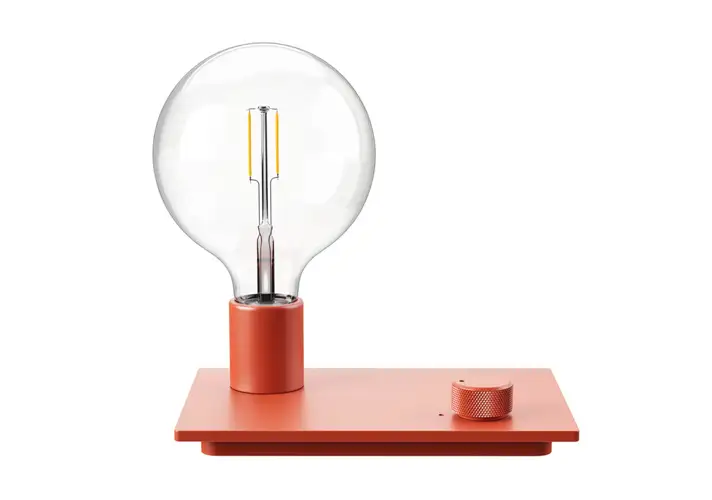 模漾网-1P-红色可调光台灯-Control Table Lamp by Muuto
