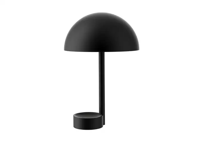 模漾网-1P-圆形黑色台灯-Copa LED Table Lamp by Wentz