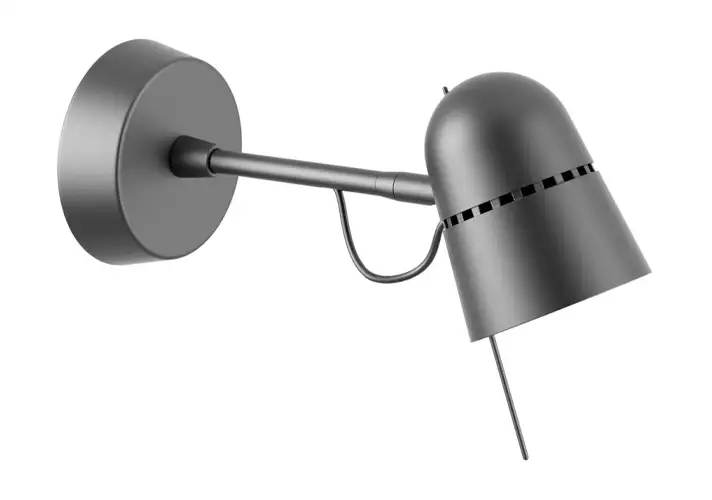 模漾网-1P-黑色壁几何美感挂式射灯-Counterbalance Wall Spot Lamp by Luceplan