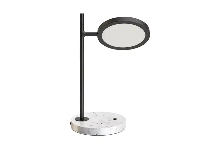 模漾网-1P-石制圆盘台灯-Discus Table Lamp by Matter Made