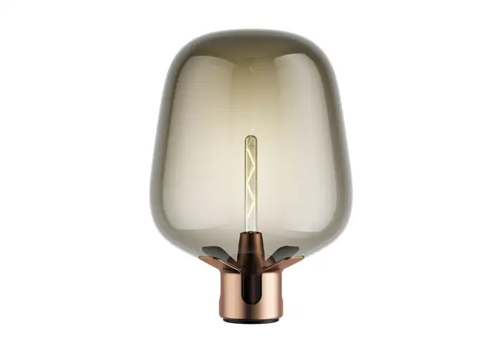 模漾网-1P-玻璃制作纹理台灯-Flar Blown Glass Table Lamp Large by Lodes