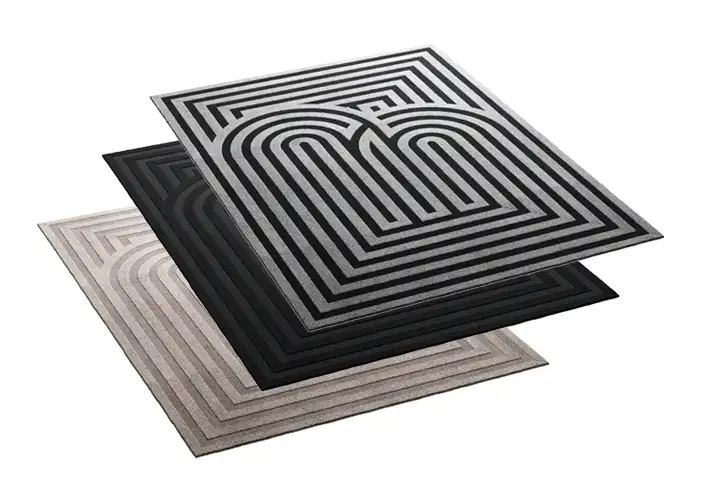 模漾网-3P-长方形地毯-Classic Rectangular Rug by Feyyn