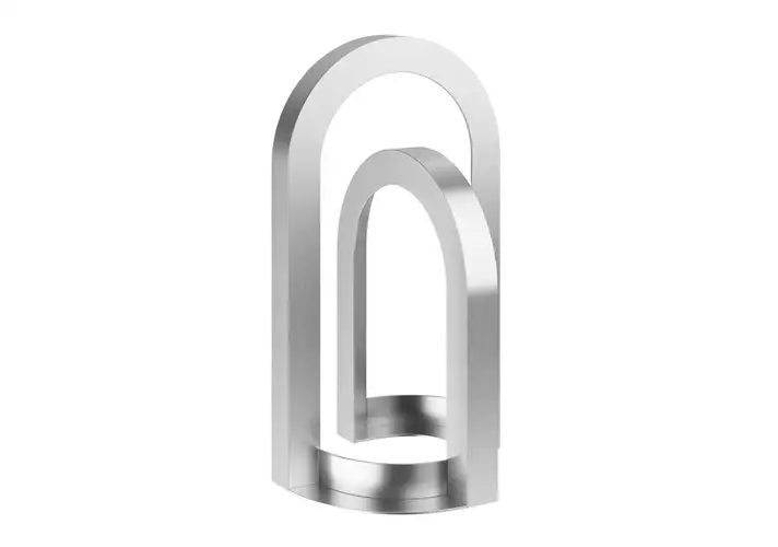 模漾网-1P-拱形钢雕塑-Arch Steel Sculpture by Kristina Dam Studio