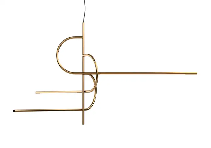 模漾网-1P-金属与玻璃材质吊灯-Key To Heaven Chandelier by Gallotti&Radice