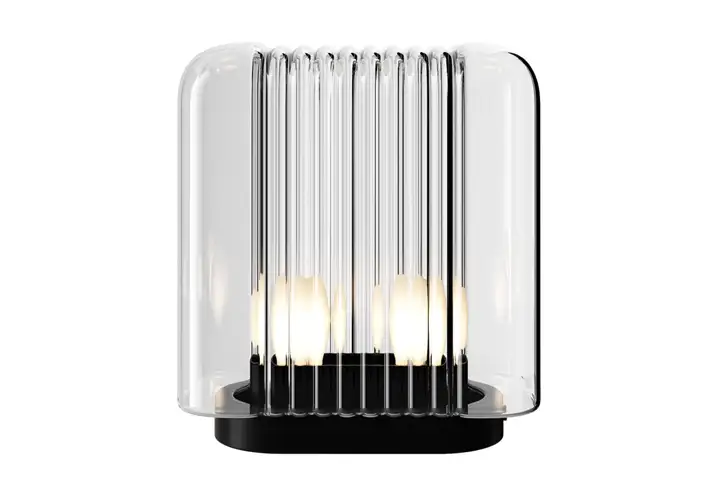 模漾网-1P-几何造型玻璃迷你台灯-Lari Mini Lamp by Karakter