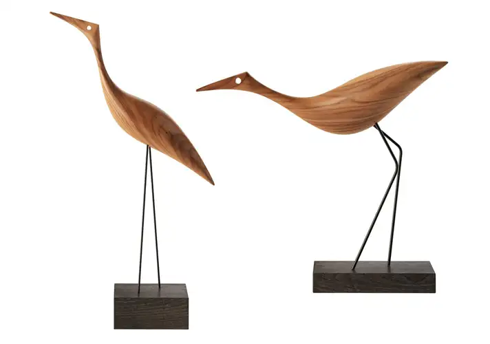 模漾网-2P-贝克鸟系列装饰-Beak Bird Heron Decoration by Warm Nordic