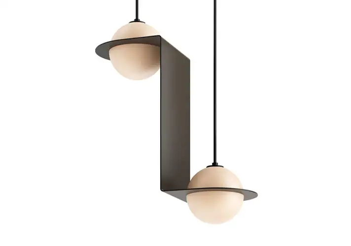 模漾网-1P-Laurent系列几何形状玻璃球吊灯-Laurent 05 Pendant Lamp by Lambert