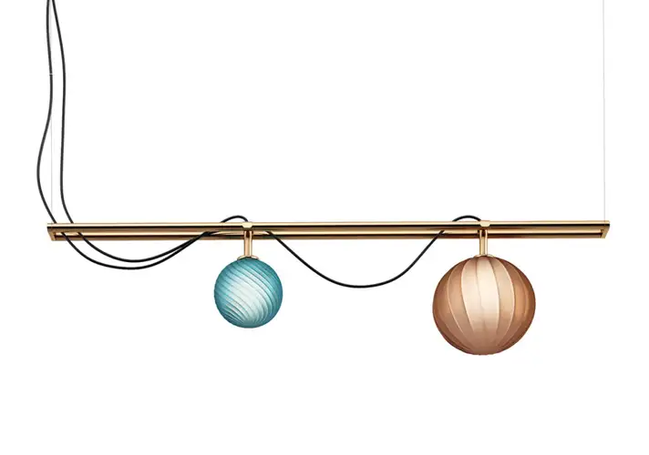 模漾网-1P-EUROLUCE系列灯具一对彩色吊灯-Le Perle Pendant Lamp by Euroluce Lampadari