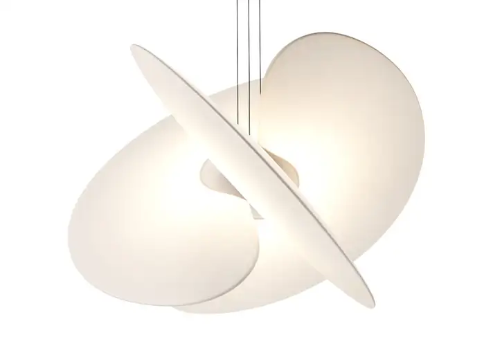模漾网-1P-悬浮在空中LED可调光吊灯-Levante Led Pendant Light by Luceplan