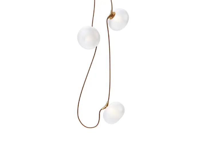 模漾网-1P-吊线玻璃悬挂式灯具-Melina Pendant Lamp Triple by Hand & Eye Studio