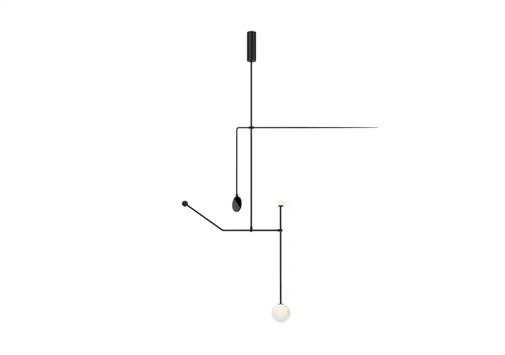 模漾网-1P-极简主义动态平衡吊灯系列-Mobile Chandelier 6 by Michael Anastassiades