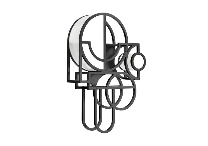 模漾网-1P-创新月亮枝形壁灯-Moonrise Wall Light Sconce 02 by Roll & Hill