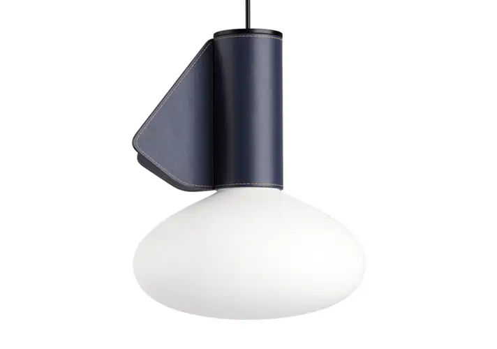 模漾网-1P-白色磨砂玻璃吊灯-Mug S Suspension Lamp by Midj