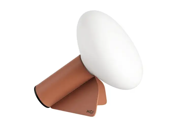 模漾网-1P-白色磨砂玻璃LED台灯-Mug T Table Lamp by Midj