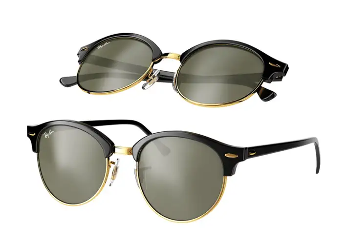模漾网-1P-经典太阳镜-Clubround Classic Sunglasses by RayBan