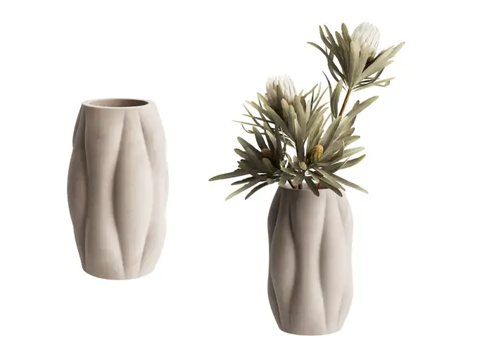 模漾网-2P-带花花瓶-float vase with flowers by boconcept