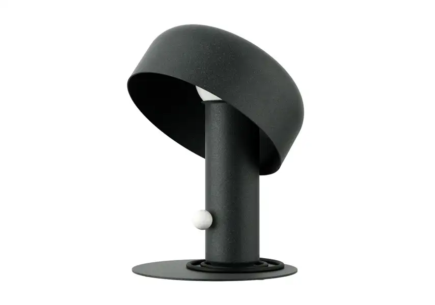 模漾网-1P-黑色带盖台灯-Pivot Table Lamp by ANDlight