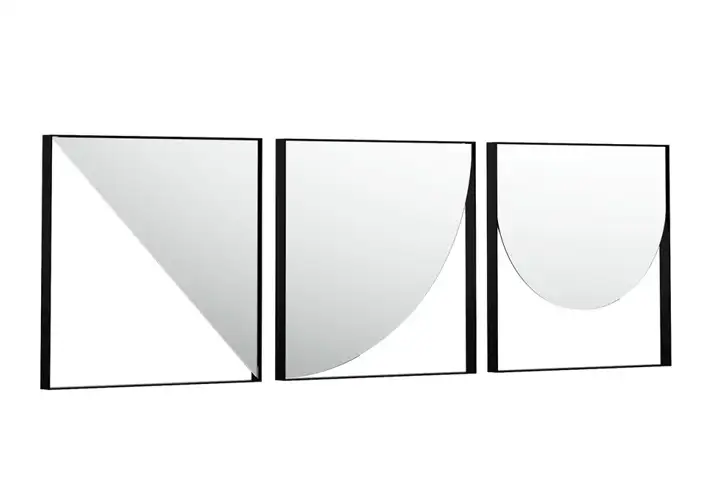 模漾网-1P-墙面镜-Geo Wall Mirror by Schonbuch