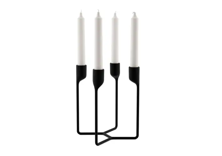 模漾网-1P-烛台-Heima 4 Armed Candlestick by Normann Copenhagen