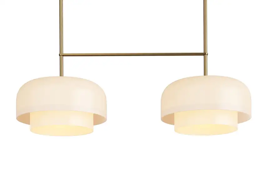 模漾网-1P-罗洛超大号双垂吊灯‌-Rolo Extra Large Double Down Double Pendant by Articolo