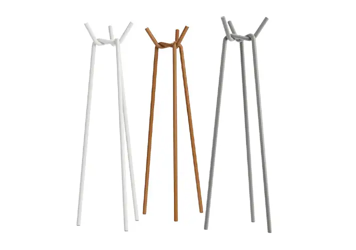 模漾网-1P-钢制衣架-Knit Steel Coat Stand by Hay
