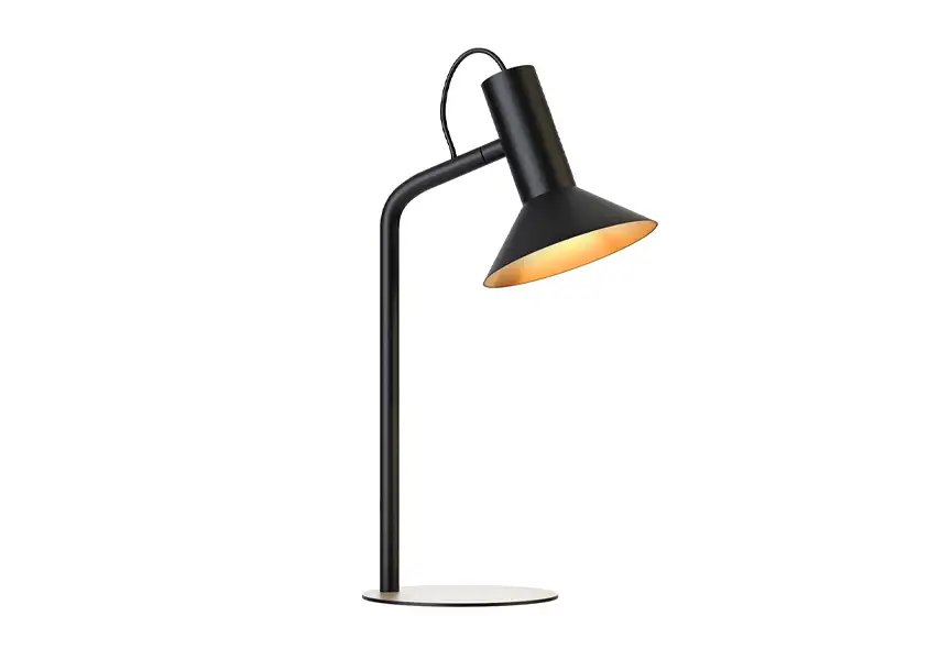 模漾网-1P-黑色台灯-Roomor 1 Table Lamp 637120BK1 by Wever Ducre