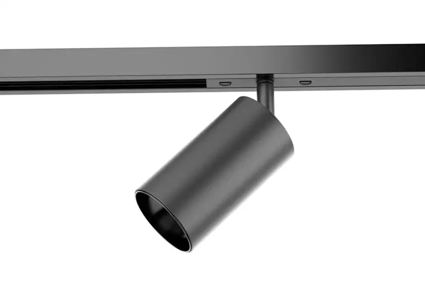 模漾网-1P-黑色轨道灯-Soho Micro Spot Track by Panzeri