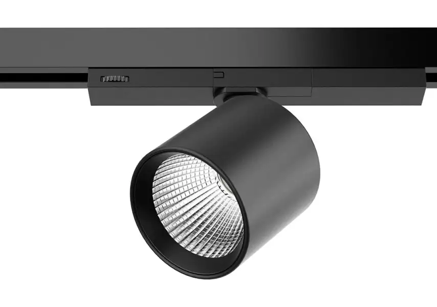 模漾网-1P-黑色轨道射灯‌-Tak Spotlight Track by Leds C4