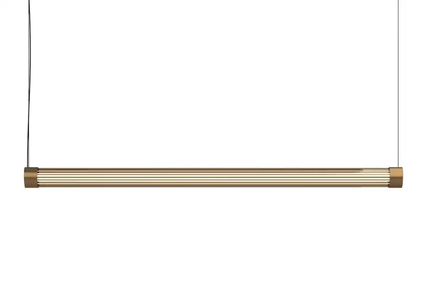 模漾网-1P-铜色玻璃吊灯‌‌-Trama Pendant Light by Euroluce Lampadari