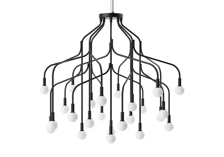模漾网-1P-诺曼枝形吊灯‌‌-Vekst Chandelier Lamp L by Normann Copenhagen