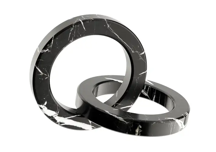 模漾网-1P-大理石圆圈装饰-Marble Circles Decoration by Kristina Dam Studio