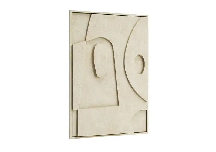 模漾网-1P-3D形状艺术品-Moon 3D Shapes Artwork by Edith Beurskens