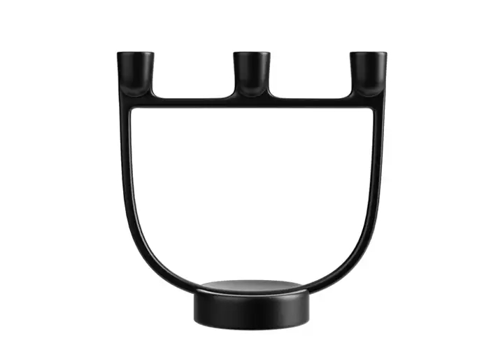 模漾网-1P-开放式烛台-Open Candelabra Candle Holder by Muuto