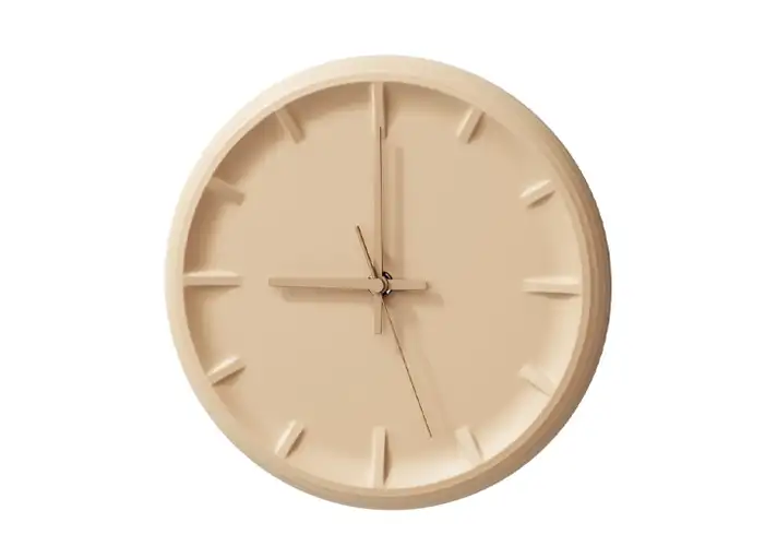 模漾网-1P-挂钟-Relief Wall Clock by Lemnos