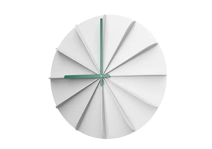 模漾网-1P-挂钟-Ribbed Wall Clock by Fleysen