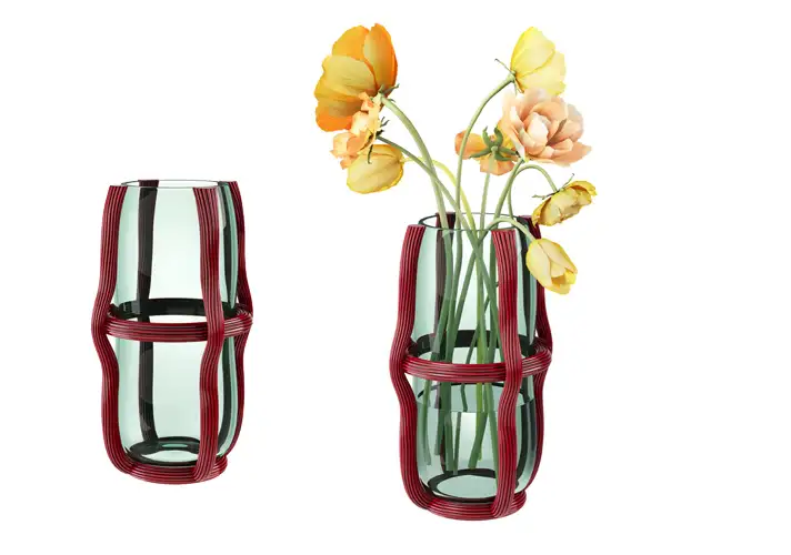 模漾网-2P-花瓶-Sestiere Vase with Flowers by Cassina