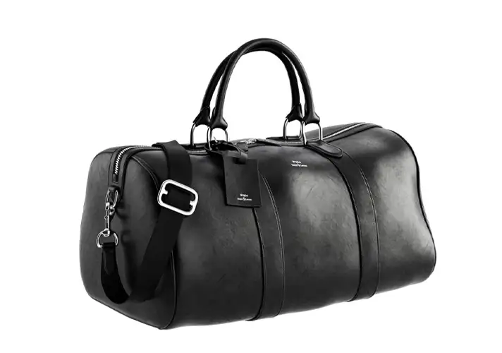 模漾网-1P-皮革行李包-Smooth Leather Duffel Bag by Polo Ralph Lauren