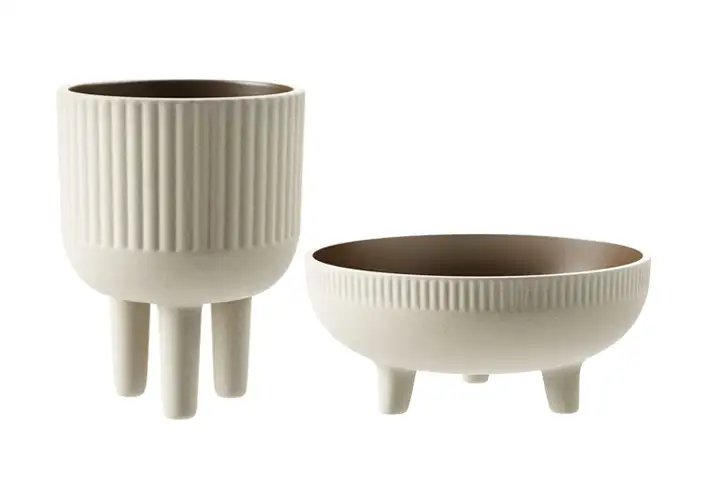 模漾网-2P-陶罐盆-Terracotta Bowl S Plant Pot by Kristina Dam Studio