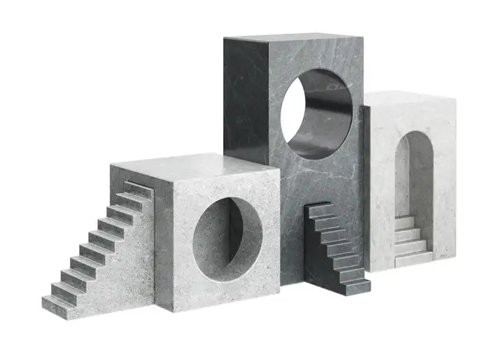 模漾网-1P-雕塑-The Village Utopia Decorations by Salvatori